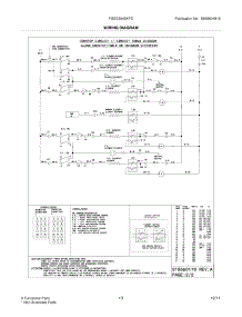13 - Wiring Diagram parts for Frigidaire Range FGES3045KFD / from AppliancePartsPros.com