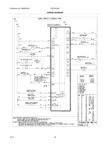 12 - Wiring Diagram parts for Frigidaire Range FGES3045KWD / from AppliancePartsPros.com