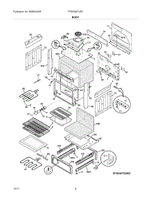 05 - Body parts for Frigidaire Range FFES3027LSD / from AppliancePartsPros.com