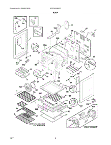 05 - Body parts for Frigidaire Range FGEF3055MFD / from AppliancePartsPros.com