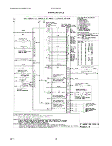 12 - Wiring Diagram parts for Frigidaire Range FGEF304DKBC / from AppliancePartsPros.com