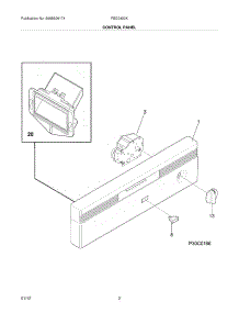 03 - Control Panel parts for Frigidaire Dishwasher FBD2400KW3A / from AppliancePartsPros.com