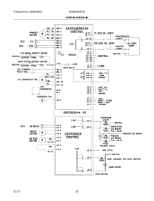 20 - Wiring Diagram parts for Electrolux Refrigerator EW28BS85KS3 / from AppliancePartsPros.com