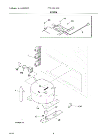 07 - System parts for Frigidaire Freezer FFCH15M1NW2 / from AppliancePartsPros.com