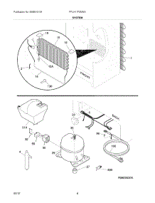 07 - System parts for Frigidaire Freezer FFUH17F2NWA / from AppliancePartsPros.com