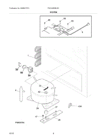 07 - System parts for Frigidaire Freezer FGCH25M8LW1 / from AppliancePartsPros.com