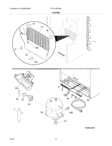 07 - System parts for Frigidaire Freezer FFU21F5HWS / from AppliancePartsPros.com