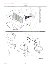 07 - System parts for Frigidaire Freezer FFH17F7HWJ / from AppliancePartsPros.com