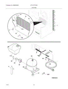 07 - System parts for Frigidaire Freezer LFFH17F7HWH / from AppliancePartsPros.com