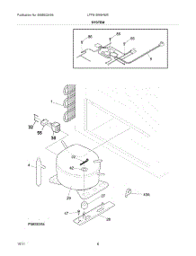 07 - System parts for Frigidaire Freezer LFFN15M5HWE / from AppliancePartsPros.com