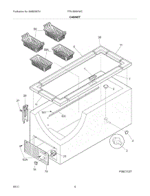 05 - Cabinet parts for Frigidaire Freezer FFN15M5HWC / from AppliancePartsPros.com