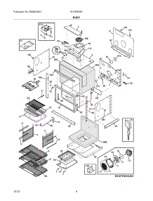 05 - Body parts for Electrolux Oven EI27EW35KB2 / from AppliancePartsPros.com