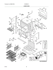 07 - Lower Oven parts for Electrolux Oven EI30EW45KW3 / from AppliancePartsPros.com