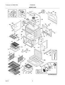 05 - Upper Oven parts for Electrolux Oven EI30EW45KB3 / from AppliancePartsPros.com