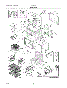 05 - Upper Oven parts for Electrolux Oven EI27EW45KW3 / from AppliancePartsPros.com