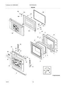 09 - Doors parts for Electrolux Oven EW27MC65JS3 / from AppliancePartsPros.com