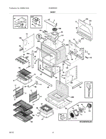 05 - Body parts for Electrolux Oven EI30EW35KB2 / from AppliancePartsPros.com