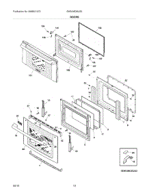 09 - Doors parts for Electrolux Oven EW30MC65JS3 / from AppliancePartsPros.com