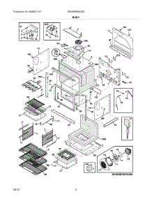 05 - Body parts for Electrolux Oven EW30EW55GS8 / from AppliancePartsPros.com