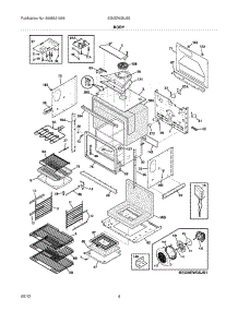 05 - Body parts for Electrolux Oven EI30EW35JS3 / from AppliancePartsPros.com