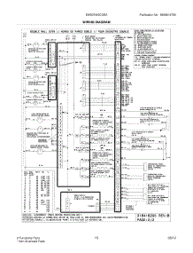 11 - Wiring Diagram parts for Electrolux Oven EW30EW6CGSA / from AppliancePartsPros.com