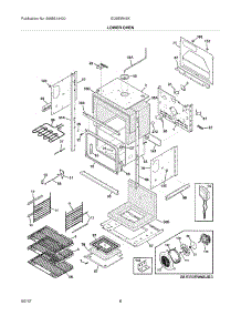 07 - Lower Oven parts for Electrolux Oven EI30EW45KW2 / from AppliancePartsPros.com