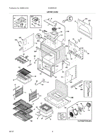 05 - Upper Oven parts for Electrolux Oven EI30EW45KB2 / from AppliancePartsPros.com