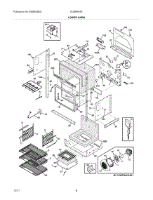 07 - Lower Oven parts for Electrolux Oven EI30EW45KB1 / from AppliancePartsPros.com