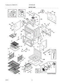05 - Upper Oven parts for Electrolux Oven EI27EW45JS3 / from AppliancePartsPros.com