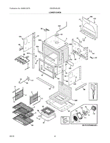 07 - Lower Oven parts for Electrolux Oven EI30EW45JS3 / from AppliancePartsPros.com