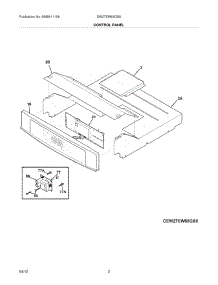 03 - Control Panel parts for Electrolux Oven EW27EW65GS8 / from AppliancePartsPros.com