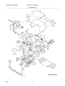 03 - Oven,Cabinet parts for Electrolux Microwave EW27SO60LSA / from AppliancePartsPros.com