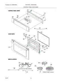 05 - Control Panel,Door,Miscellaneous parts for Electrolux Microwave EW27SO60LSA / from AppliancePartsPros.com
