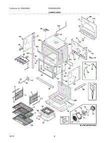 07 - Lower Oven parts for Electrolux Oven EW30EW65GS9 / from AppliancePartsPros.com