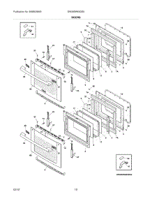 09 - Doors parts for Electrolux Oven EW30EW65GS9 / from AppliancePartsPros.com