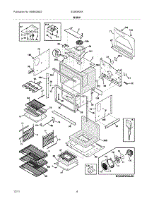 05 - Body parts for Electrolux Oven EI30EW35KW1 / from AppliancePartsPros.com