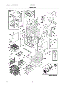 07 - Lower Oven parts for Electrolux Oven EW27MC65JB2 / from AppliancePartsPros.com