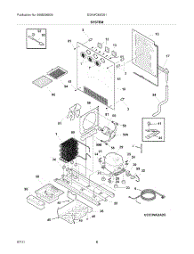 09 - System parts for Electrolux Refrigerator EI24WC65GS1 / from AppliancePartsPros.com