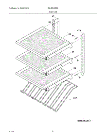07 - Shelves parts for Electrolux Refrigerator EI24BC65GS0 / from AppliancePartsPros.com