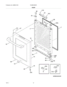 03 - Door parts for Electrolux Refrigerator EI24BC65GS2 / from AppliancePartsPros.com