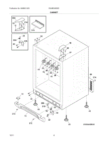 05 - Cabinet parts for Electrolux Refrigerator EI24BC65GS2 / from AppliancePartsPros.com