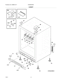 05 - Cabinet parts for Electrolux Refrigerator EI24BC65GS1 / from AppliancePartsPros.com