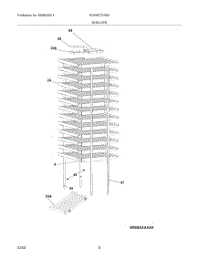 07 - Shelves parts for Electrolux Refrigerator EI24WC75HS0 / from AppliancePartsPros.com