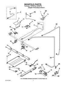 03 - Manifold Parts parts for Estate Range TGP305TT2 / from AppliancePartsPros.com
