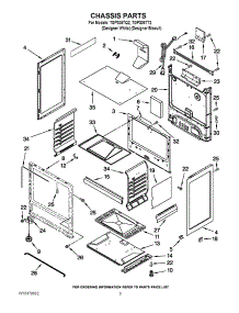 04 - Chassis Parts parts for Estate Range TGP305TT2 / from AppliancePartsPros.com