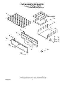 05 - Oven & Broiler Parts parts for Estate Range TGP305TT2 / from AppliancePartsPros.com
