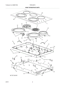 05 - Maintop / Surface Units parts for Frigidaire Cooktop FGEC3067MS / from AppliancePartsPros.com