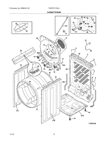 03 - Cabinet / Drum parts for Frigidaire Dryer FASG7074NA4 / from AppliancePartsPros.com