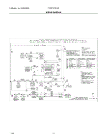 12 - Wiring Diagram parts for Frigidaire Dryer FASG7073NW2 / from AppliancePartsPros.com