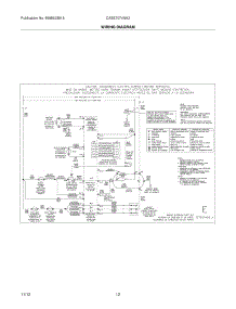 12 - Wiring Diagram parts for Frigidaire Dryer CASE7074NA2 / from AppliancePartsPros.com